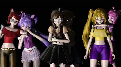 fnaf mmd models|fnaf human girls.